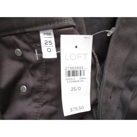 New W/ Tag Women Anne Taylor Loft Legging Pants Size 25/0 (WP263) - Picture 8 of 10